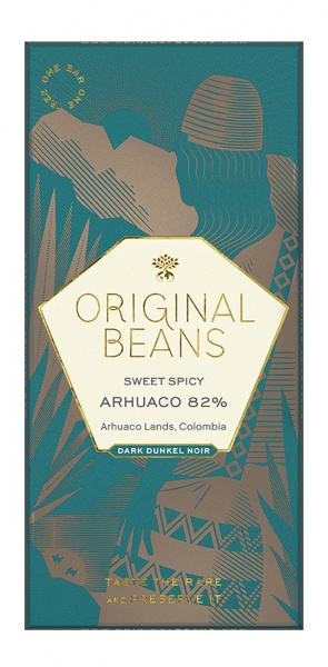 Original Beans, Arhuaco Businchari 82%, vegan
