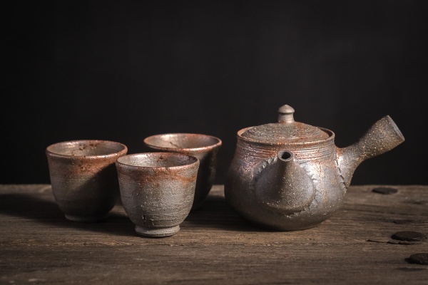 Japanisches Teeset 4-teilig Mogake Jin