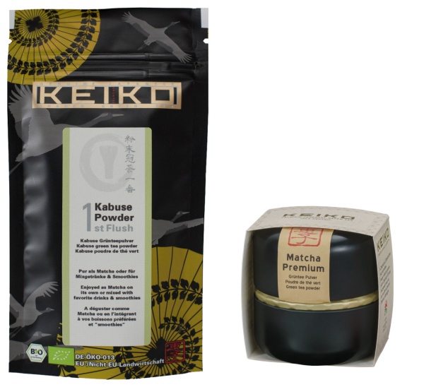 2er Set Bio Keiko Matcha Set (Premium & Kabuse 1 Powder)
