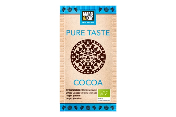 Bio Trinkschokolade Pure Taste Cocoa, Tassenportion von Marc &amp; Kay