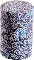 Teedose in japanischem Seidenpapier, 100g, dunkelblau
