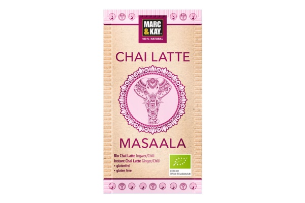 Bio Chai Latte Masaala, Ingwer-Chili, Tassenportion von Marc & Kay