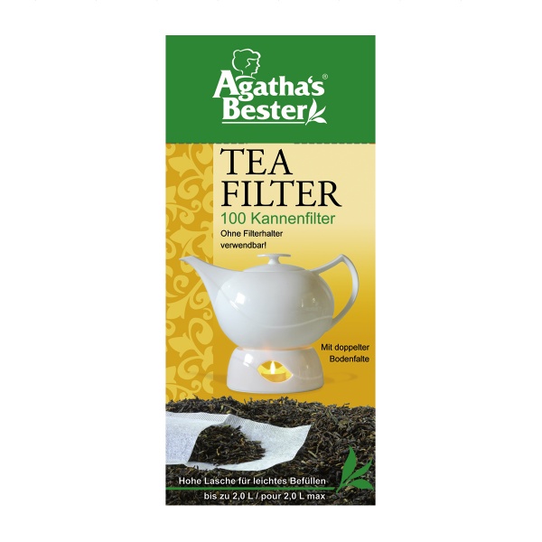 Teefilter für Kannen, 100 Filter, Kannenfilter