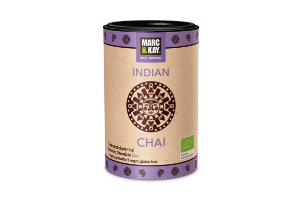 Bio Trinkschokolade Indian Chai, von Marc & Kay